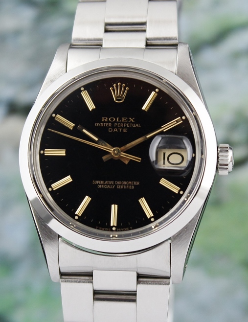 (image for) A ROLEX MEN SIZE STAINLESS STEEL AUTOMATIC OYSTER PERPETUAL DATEJUST / 15000